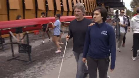 Blind rower joins his son to compete in Head of the Charles Regatta